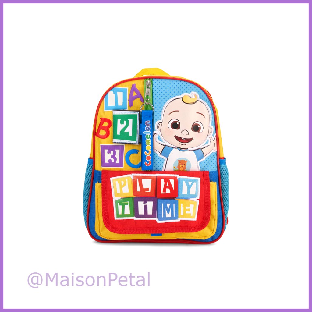 Cocomelon Interactive Mini Backpack With Padded Back Adjustable Straps